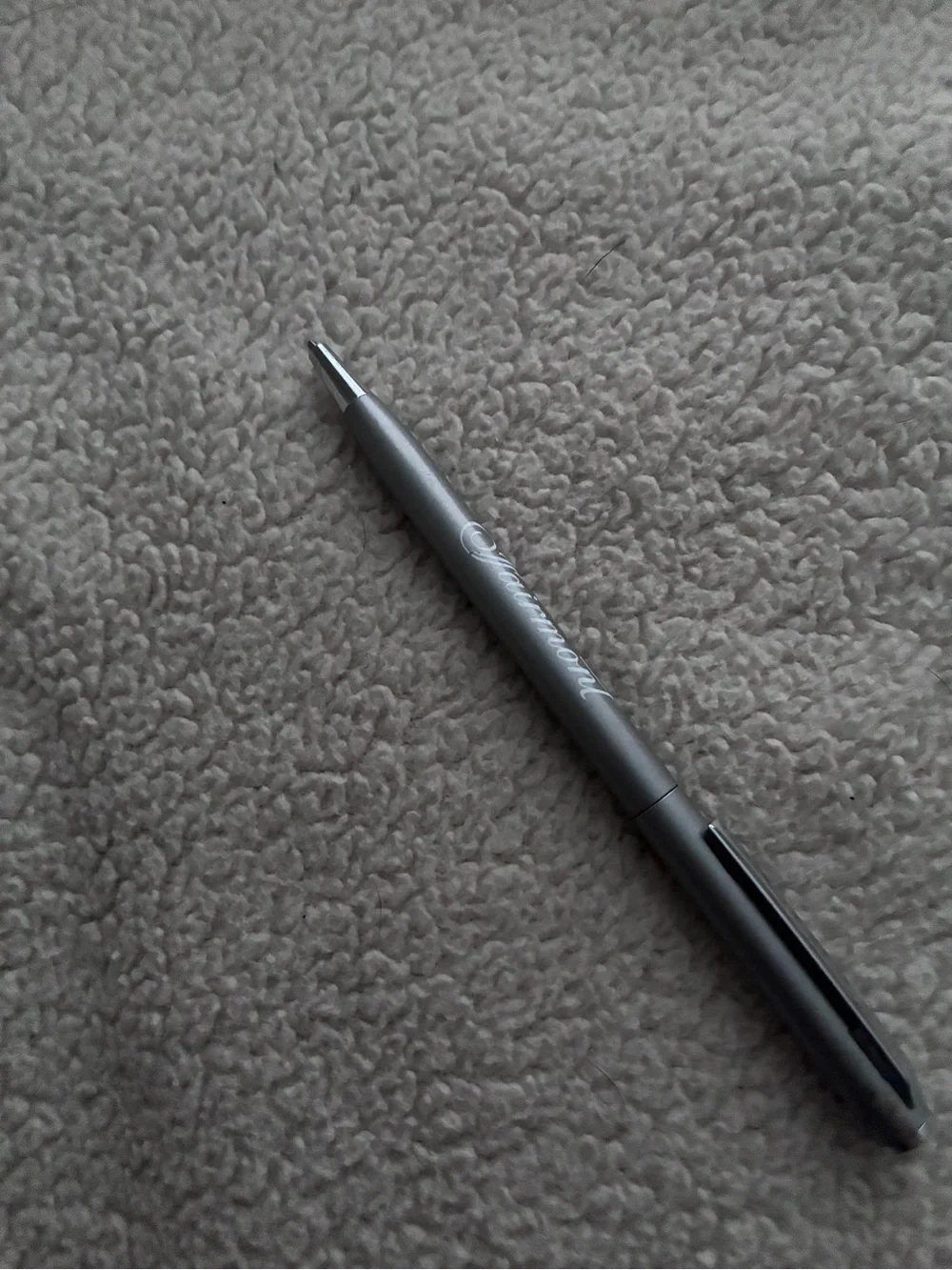 Fairmont Silver/White Monte Carlo Monaco 5* Luxury Hotel Pen (Black Ink)